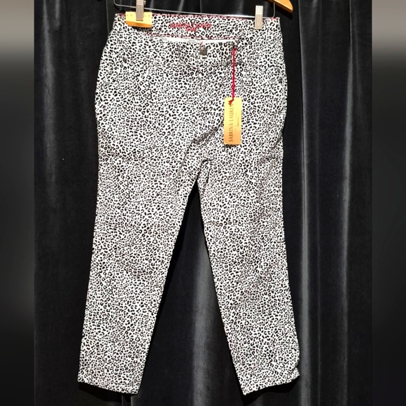 Sabrina Lauren Leopard Print Pants - Picture 1 of 4